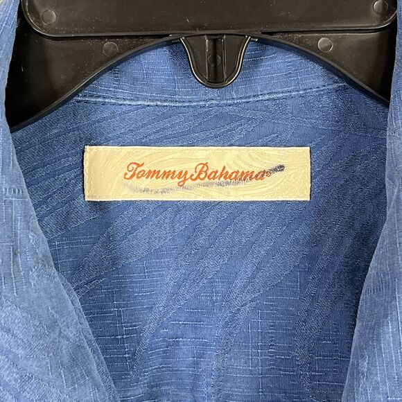 TOMMY BAHAMA SHIRT MENS XL SILK HAWAIIAN RESORT CLUB BEACH CAMP CABANA LOUNGE - Picture 5 of 10